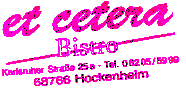 et cetera, Hockenheim