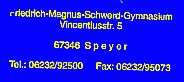 Friedrich-Magnus-Schwerd-Gymnasium, Speyer