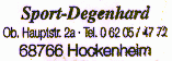SPORT DEGENHARD, Hockenheim