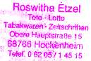 TOTO LOTTO Roswitha Etzel, Hockenheim